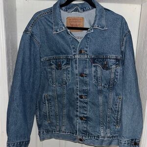 Vintage Levi’s Denim Trucker Jacket Men’s M Blue USA Made 80s 90s Classic Unisex